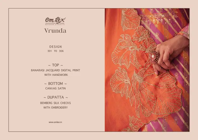 Omtex Vrunda Heavy Festive Wear Wholesale Salwar Suits Catalog